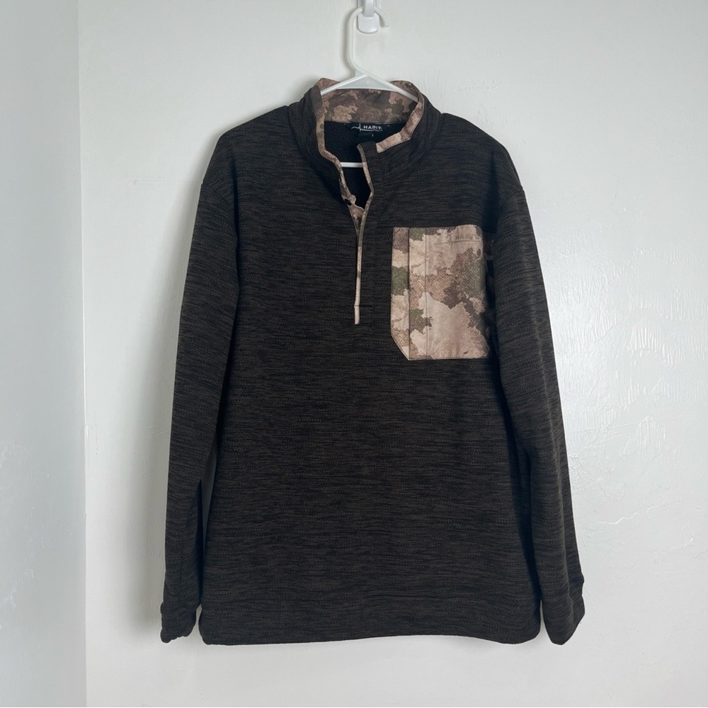Habit Men's Fleece Pullover Scent Factor Size L/G‎ Sweater  Large